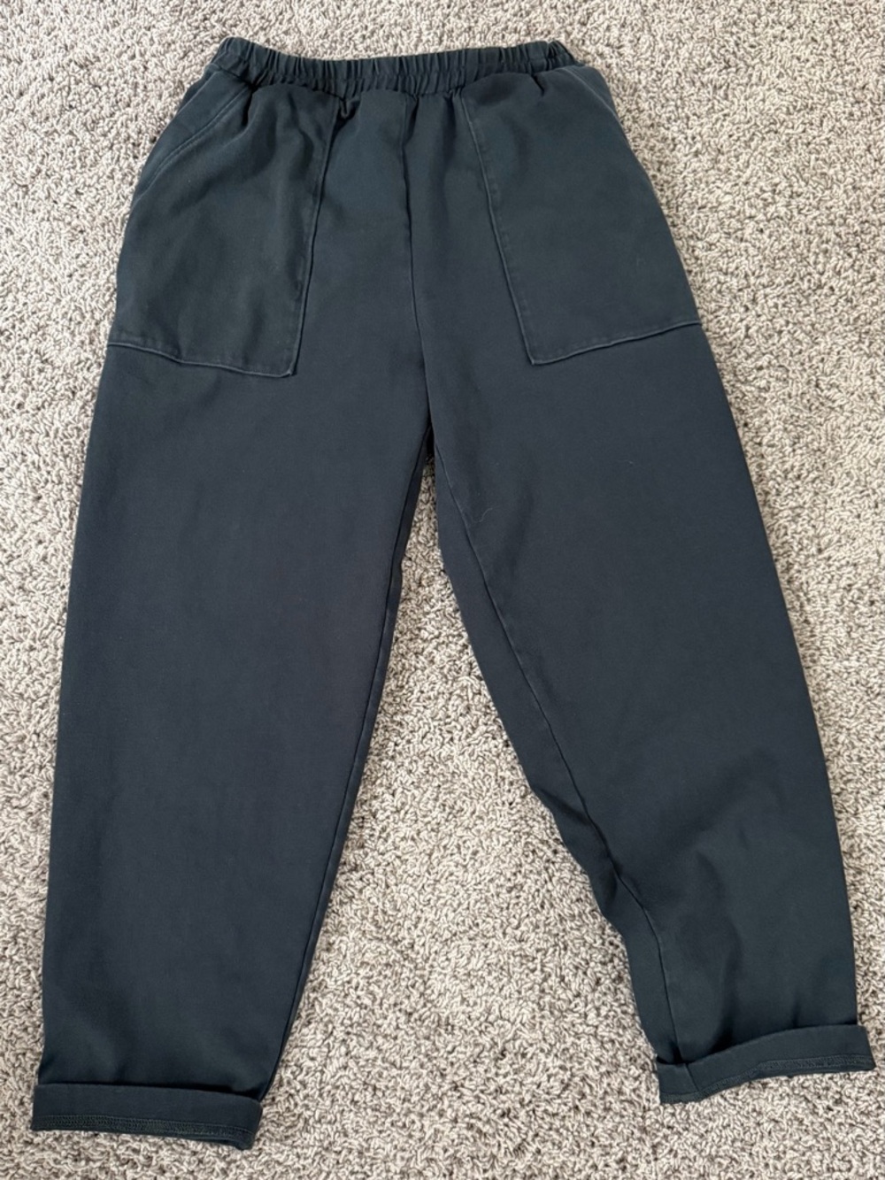 Women’s Vuori Black Elastic-Waist Casual Pants